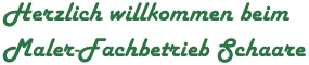 Schaare Malerfachbetrieb